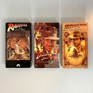 (SOLD) Indiana Jones Trilogy in VHS